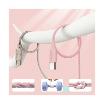 Joyroom-Kabel USB zu Lightning Lade-/Datenkabel 2,4A 1m rosa (S-1030M13)