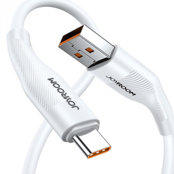 Joyroom USB-Kabel zu USB Typ C für schnelles Laden / Datenübertragung 6A 1m weiß (S-1060M12)