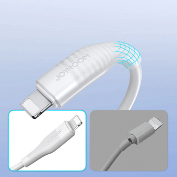 Joyroom USB-Kabel zu Lightning Lade-/Datenkabel 3A 1m weiß (S-1030M12)