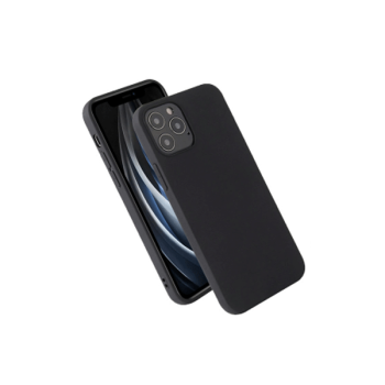 starfix Ultra Slim Silikon-Tasche (2mm) für Apple iPhone 14 Pro, schwarz