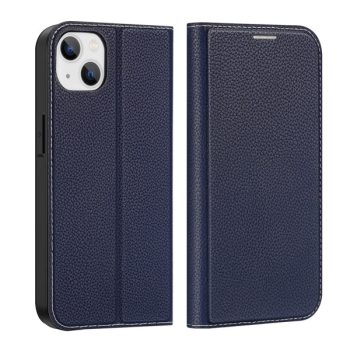 Dux Ducis Skin X2 Magnet Flip-Hülle für iPhone 14 PLUS, blau