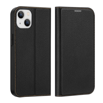 Dux Ducis Skin X2 Magnet Flip-Hülle für iPhone 14 PLUS, schwarz