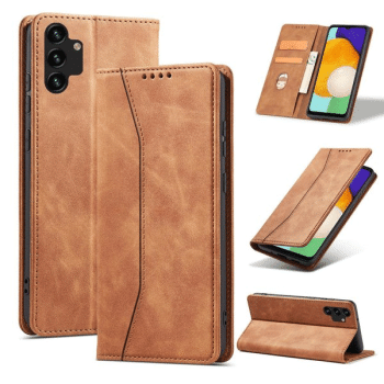 starfix Magnet Fancy Book-Wallet Schutzhülle für Samsung Galaxy A13 5G, braun