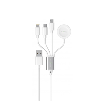 Rixus 4in1 Multi USB Kabel IOS / ANDROID + Magnet iWatch Ladekabel (RXU843)