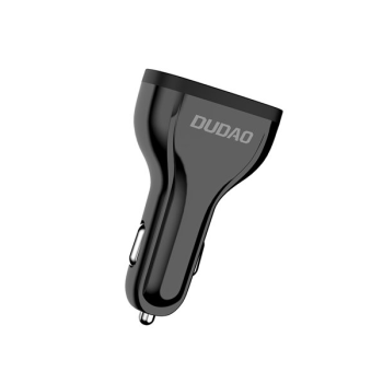 Dudao Multi KFZ-Ladegerät Quick Charge Schnelladegerät 3.0 QC3.0 2.4A 18W 3x USB Schwarz (R7S)