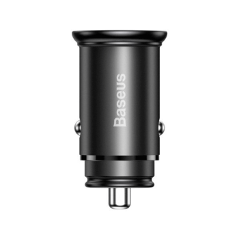 Baseus PPS Smart KFZ-Schnelladegerät USB-A + USB-C 30W 4.0 QC4+ PD 3.0 VOOC SCP AFC MTKPE schwarz