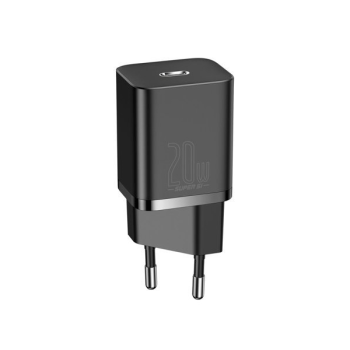 Baseus Super Si 1C Schnellladegerät USB-C 20W Power Delivery schwarz (CCSUP-B01)