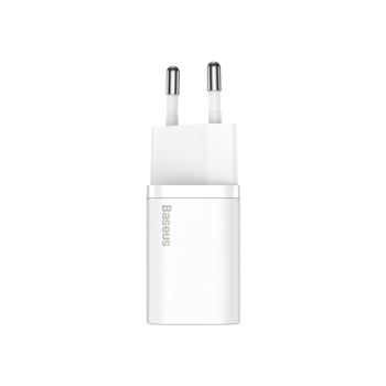 Baseus Super Si 1C Schnellladegerät USB-C 20W Power Delivery weiss (CCSUP-B02)