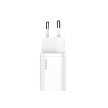 Baseus Super Si 1C Schnellladegerät USB-C 25W Power Delivery, weiss (CCSP020102)