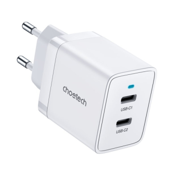 Choetech 2 x USB-C PD 40W Ladegerät weiß (Q5006-EU)