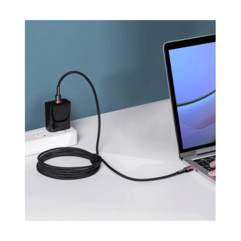 Baseus Cafule USB-C zu Typ-C Lade-/Datenkabel Nylongeflochten Power Delivery 2.0 100W 20V 5A grau 2M