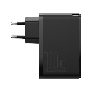 Baseus GaN2 Pro Schnellladegerät 100W USB / USB Typ-C Quick Charge 4+ Power Delivery, schwarz