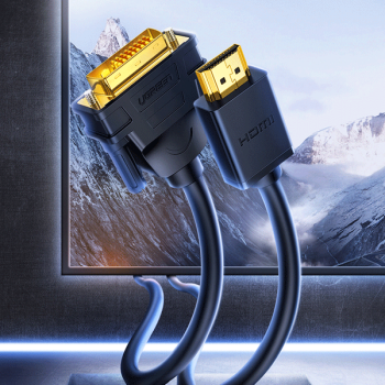 Ugreen bidirektionales Kabel HDMI - DVI 2m schwarz (HD106)