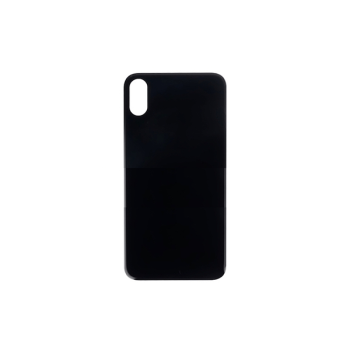Akkudeckel kompatibel mit iPhone X, schwarz