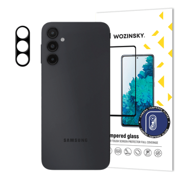Wozinsky Full Kamera-Glas-Schutz gehärtetes Glas H9 für Samsung Galaxy A14 / A14 5G, schwarz