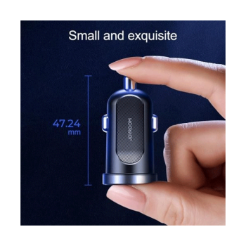 Joyroom C-A09 Mini-Auto-Schnellladegerät 2x USB 30W Quick Charge, SCP, PD, AFC, schwarz