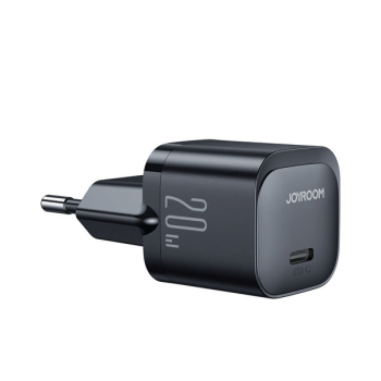Joyroom Mini-Ladegerät USB-C Anschluss  20W PD, schwarz (JR-TCF02)
