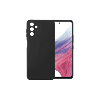 OKKES Flexi Slim Silikon-Tasche für Samsung Galaxy A05s, schwarz