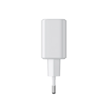 Joyroom 20W USB-C + USB-A Schnell Dual Netz-Ladegerät, inkl. USB-C z Lightning Kabel 1m, weiss