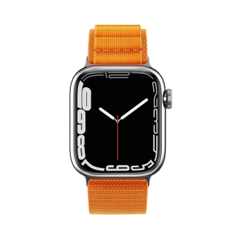 starfix Armband mit Alpine-Stahlschnalle für Apple Watch 38/40/41 mm, orange