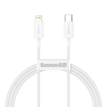 Baseus Superior Series USB-C zu Lightning PD Schnellladekabel 20W Daten-/Ladekabel 1m, weiss (69051)