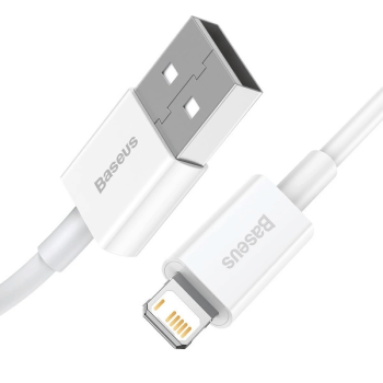 Baseus Superior Series USB-A zu Lightning 2,4A Daten-/Ladekabel 1,5m, weiss (69054)