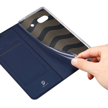 Dux Ducis Skin Pro Flip Wallet Schutz-Hülle mit Kartenfach + Standfunktion für Google Pixel 7a, Blau