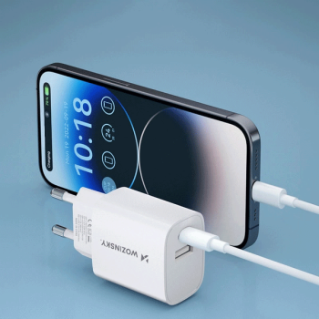 Wozinsky USB-A + USB-C 20W Netz-Ladegerät, weiss (WGWCW)