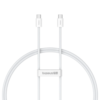 Baseus Superior Series II Schnelladekabel USB-C zu USB-C 30 W 480 Mbit/s Daten-/Ladekabel 1m, Weiß