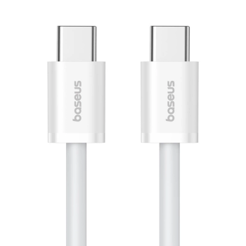 Baseus Superior Series II Schnelladekabel USB-C zu USB-C 30 W 480 Mbit/s Daten-/Ladekabel 1m, Weiß