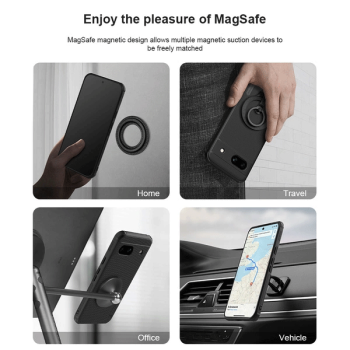 Nillkin Super Frosted Shield Pro magnetische Schutz-Hülle für Google Pixel 8A, schwarz