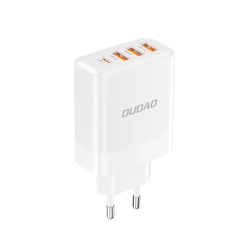 Dudao Netzladegerät Power Delivery und Quick Charge 3.0 3x USB-A +  1x USB-C PD20W, weiss (A5HEU)