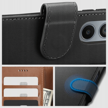 Tech-Protect Wallet Schutz-Hülle für Samsung Galaxy XCover 7 (SM-G556B), schwarz