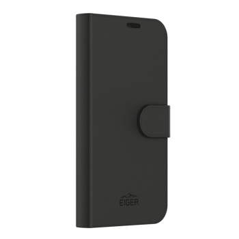 EIGER Flip Wallet Schutz-Hülle für Xiaomi Redmi 13c, schwarz