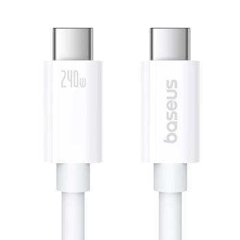 Baseus Superior 2 USB-C zu USB-C USB4-Kabel 240 W 1,8 m, weiß (CB000066)