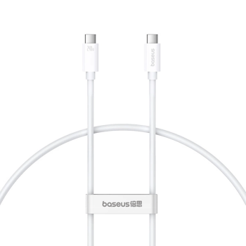 Baseus USB-C zu USB-C-Kabel 240W PD 8K 60Hz 1m, weiss (CB000066)