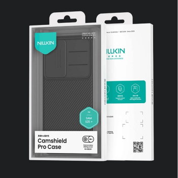 Nillkin CamShield Pro Schutz-Hülle mit Kameraabdeckung für Samsung Galaxy S25 (S931B), schwarz