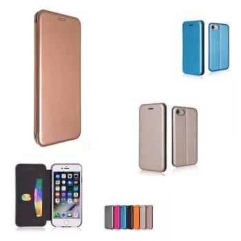 Motomo Flip Case für Hauwei Y7 (2019) mit Kartenfach rosegold