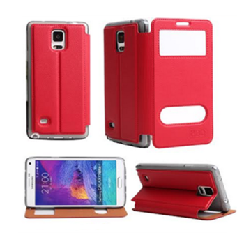 HDD Design Flip Tasche für Apple iPhone X(10) / Xs Rot Magnet Serie