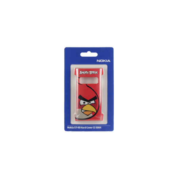 Nokia CC-5004 Hart Cover Angry Birds für X7 rot