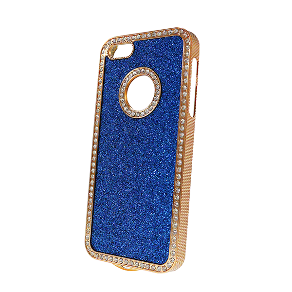 Fashion Glitter Hard Cover für iPhone  4, 4S blau