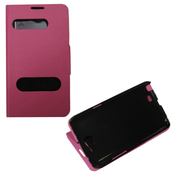 Flip Cover Tasche für Samsung N7100 Galaxy Note 2 rosa