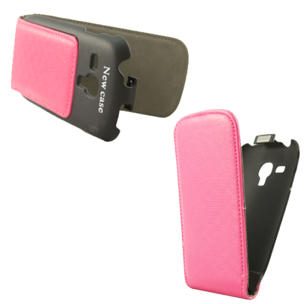 New Case Flip Tasche für Samsung i8190 Galaxy S3 mini rosa