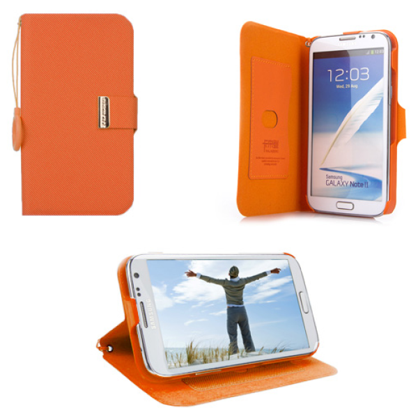 Kalaideng Folio-Tasche Unique für Samsung N7100 Note 2 orange