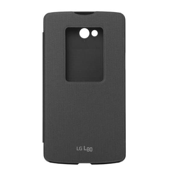 LG CCF-510 QuickCircle Flip Cover für L80 schwarz