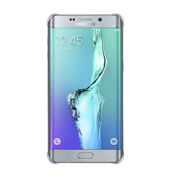 Samsung Glossy Cover EF-QG928 für Galaxy S6 Edge+ silber