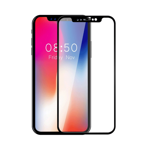 HDD GlasFolie 3D Hybrid Fullface für iPhone Xs Max / iPhone 11 Pro Max schwarz