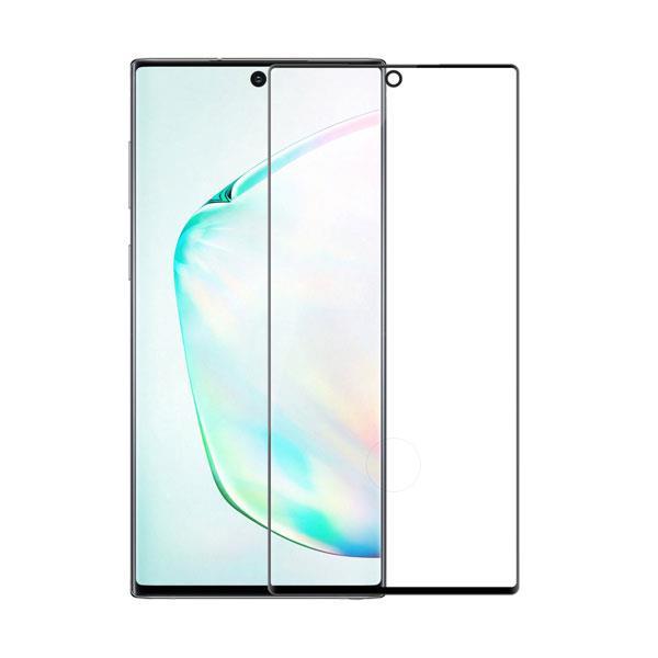 BEOVO Panzerglas mit Rahmen für Samsung Galaxy Note 10 schwarz