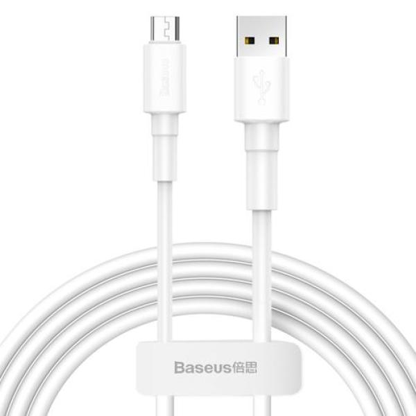 Baseus micro USB Datenkabel/Ladekabel 2.4A (1m) weiß