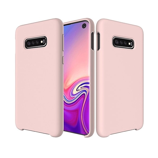 starfix Silikon Cover S-Case für Samsung Galaxy S10 rosa